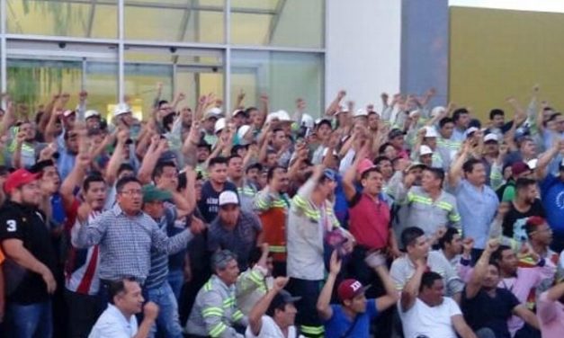 En TAMSA paro de brazos caídos y vuelven a sus labores trabajadores sindicalizados