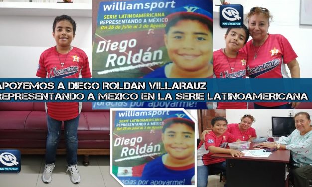 Apoyemos a Diego Roldan Villarauz jóven promesa del beisbol veracruzano