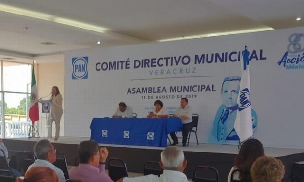 El Partido Acción Nacional realiza en Veracruz asamblea para elegir candidatos a consejeros nacionales