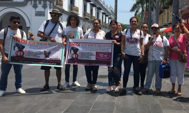 Se manifiestan en Veracruz contra reformas a las ley de bienestar animal