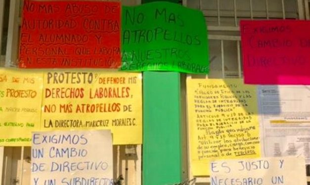 Maestros toman dirección de la secundaria “Emelia L. Turincio de Exsome”, en Veracruz