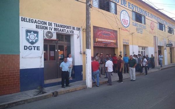 Otra manifestación en Transporte Público