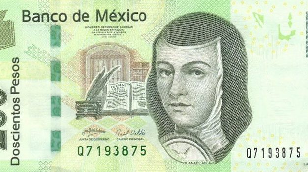 En septiembre se estrena el nuevo billete de 200 pesos, ya sin Sor Juana Inés de la Cruz