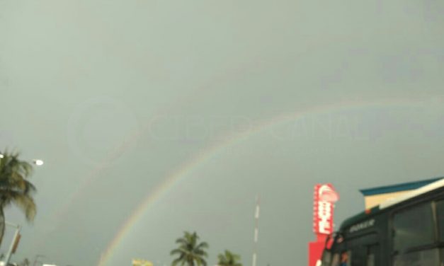 Colorido amanecer en Veracruz