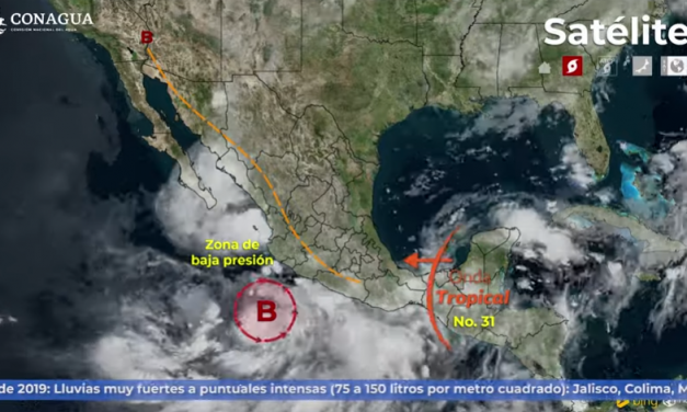 Se forma Depresión Tropical «10-E»