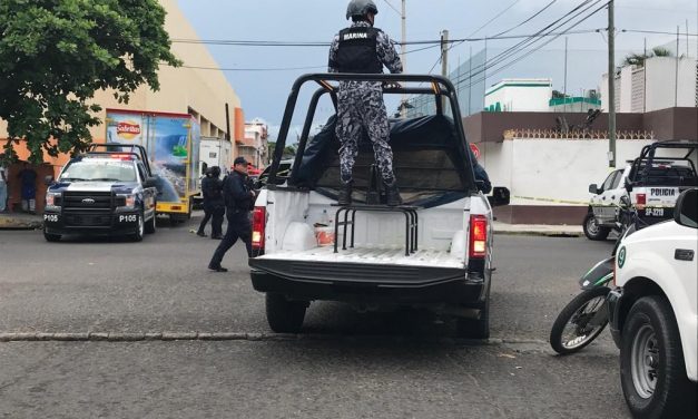 Operativo en calles de Veracruz; buscan a presuntos secuestradores