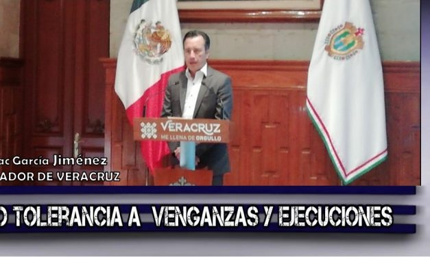 Cero tolerancia a venganzas y ejecuciones entre grupos criminales, advierte Cuitláhuac