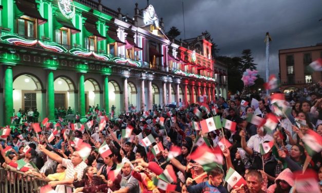 Plaza Lerdo en Xalapa en estos momentos