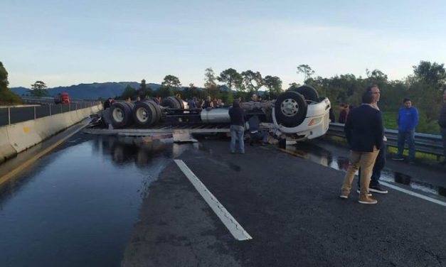 Accidente en la federal Xalapa-Perote