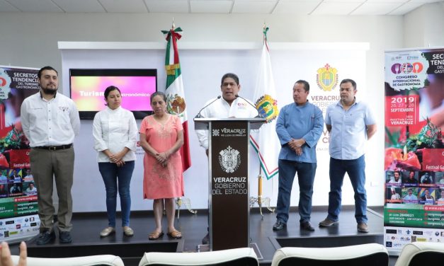 Veracruz, sede del Congreso Internacional de Gastronomía, del 26 al 28 de septiembre