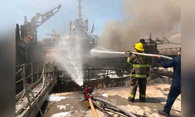 Tras incendio de buque, esto sigue para Manzanillo