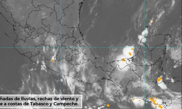 Incrementan lluvias en la semana por ondas tropicales y posible frente frío el miércoles