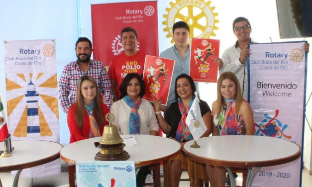 Club Rotario Boca del Río Costa de Oro celebra histórico avance hacia un mundo libre de polio e insta a la comunidad a acabar con esta terrible enfermedad mediante la carrera END POLIO NOW (Pongamos fin a la polio)