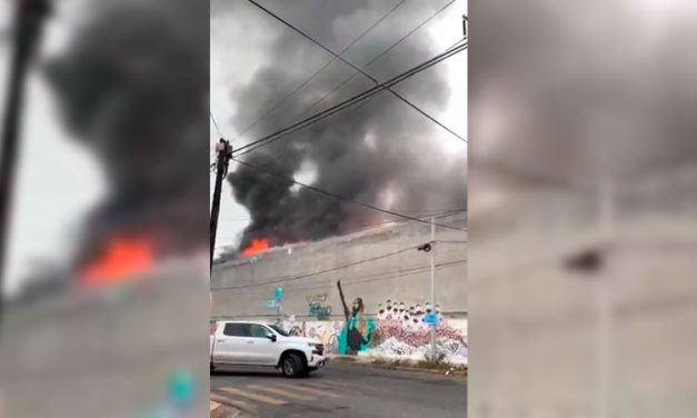 Incendio en bodega de químicos en Monterrey (VIDEO)