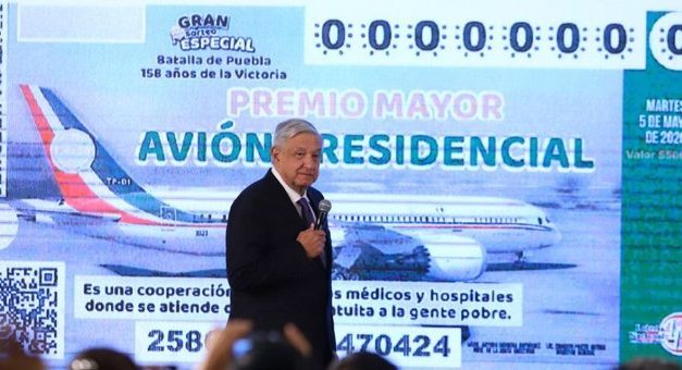 Avanzan preparativos para la rifa del #AviónPresidencial; se adecua el marco legal para el pago de impuestos y para que la Lotenal pueda sortearlo: López Obrado