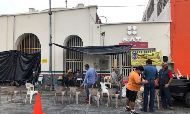 Se cumplen 5 días de estar tomadas las instalaciones del SAT en Veracruz