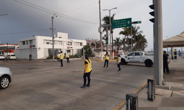 Nuevamente cierran calles del centro para contener pandemia del COVID19