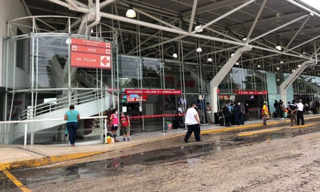 Suspende ADO operaciones en la terminal de Cancún y la Riviera Maya por huracán Delta