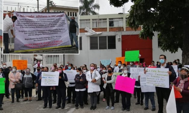 Paro de brazos caídos en la Juris de Orizaba