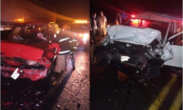 Un marino y un matrimonio severamente lesionados dejó como saldo un aparatoso accidente ocurrido la noche de este martes sobre el kilómetro 59 de la carretera federal Cuitláhuac-La Tinaja.