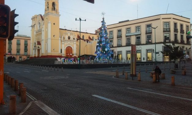 ASÍ AMANECE XALAPA A UN DÍA DEL 31 DE DICIEMBRE DE 2020