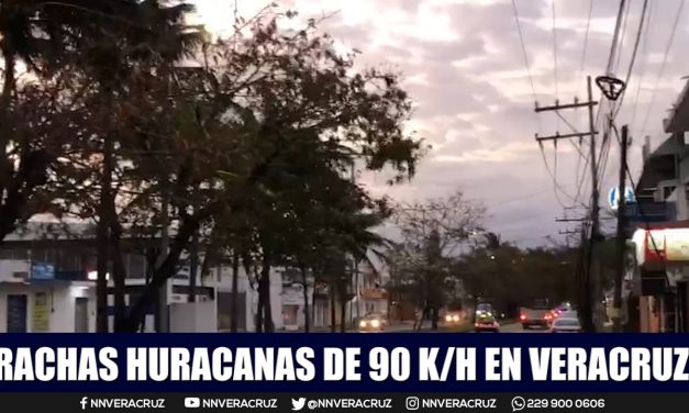 RACHAS HURACANADAS DE 90 KILOMENTROS POR HORA