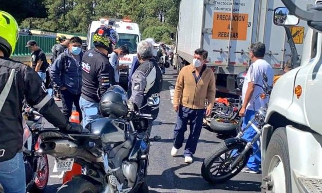 SEIS PERSONAS MUERTAS Y 12 HERIDOS EN LA AUTOPISTA MÉXICO-CUERNAVACA