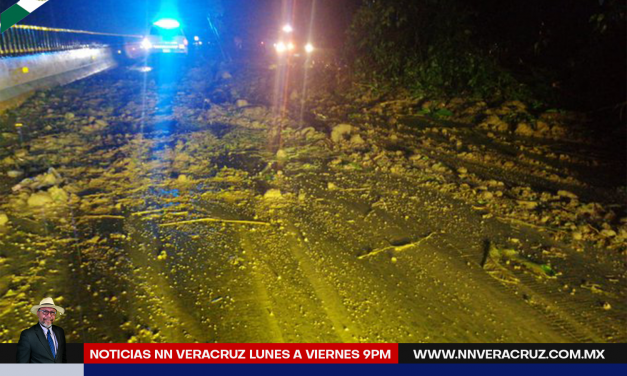 DESLIZAMIENTO DE TIERRA EN LA CARRETERA PUEBLA-ORIZABA