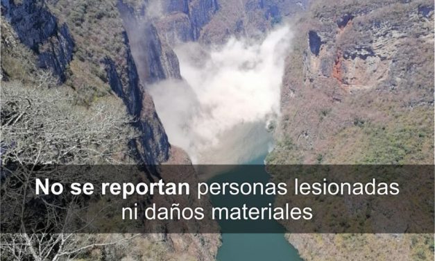 Cañón del Sumidero reabre a turistas; descartan riesgo tras deslave