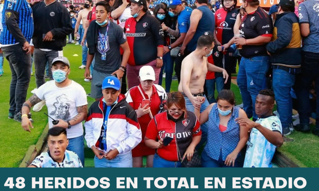 48 HERIDOS EN TOTAL POR VIOLENCIA EN EL ESTADIO CORREGIDORA