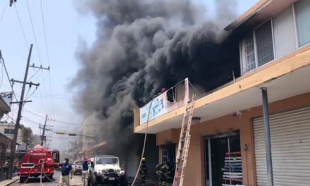 INCENDIO EN COMERCIO DE LA CIUDAD DE VERACRUZ