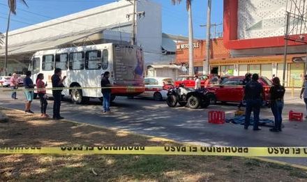 ATROPELLADO Y SIN VIDA POR CAMIONERO EN VERACRUZ