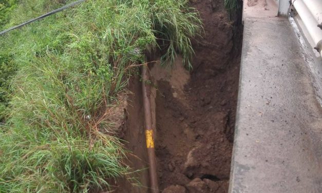 Se deslava parte del puente Torrentes, en zona norte de Veracruz