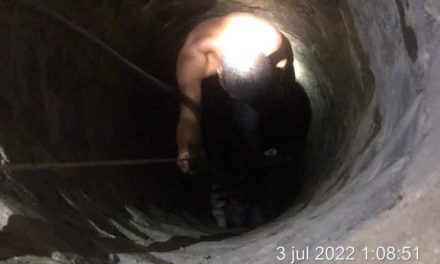 ELEMENTOS DE PROTECCIÓN CIVIL RESCATARON A HOMBRE DEL INTERIOR DE POZO DE AGUA EN DONDE CAYÓ EN LA MADRUGADA DE ESTE DOMINGO