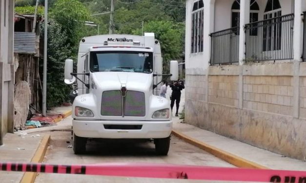 MATA CAMIÓN DE LIMPIA PUBLICA A ABUELITA, EN RIO BLANCO