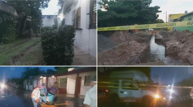 Lluvias causan afectaciones en la zona centro de Loma Bonita