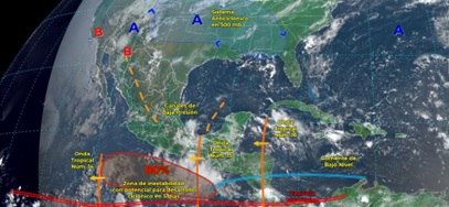 Tormentas este miércoles en Veracruz: Conagua