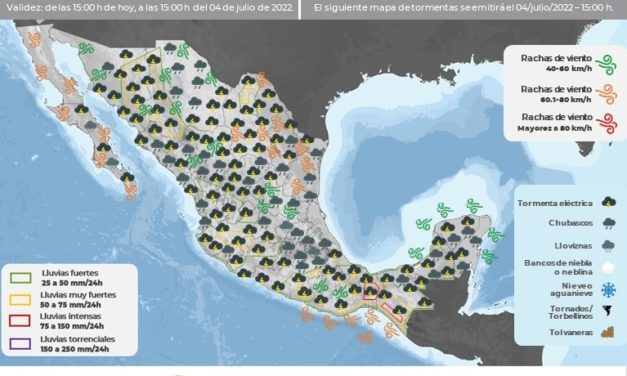 Llaman a extremar precauciones por tormenta tropical ‘Bonnie’