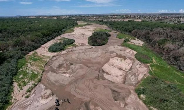 SE SECA EL RÍO BRAVO