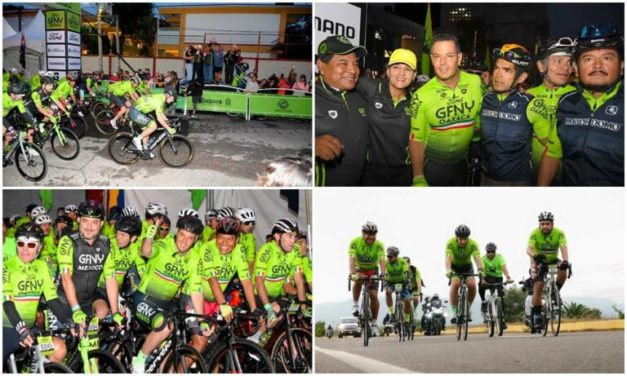 Participa AMH en inauguración de la carrera ciclista “Ford GFNY Oaxaca 2022”