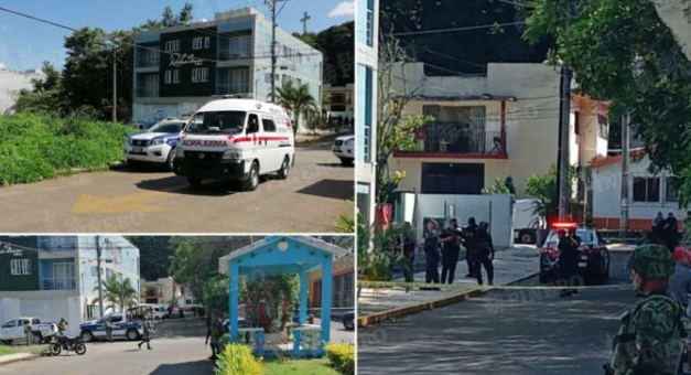 Asesinan a tres hombres al interior de un hotel en San Andrés Tuxtla