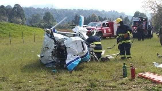 SE DESPLOMA AVIONETA EN VALLE DE BRAVO