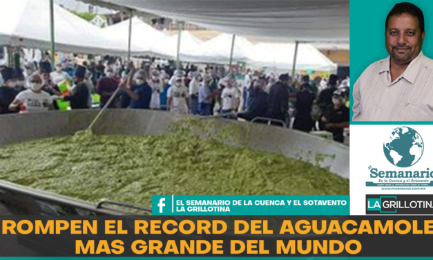 ROMPEN RECORD DEL GUACAMOLE MAS GRANDE DEL MUNDO