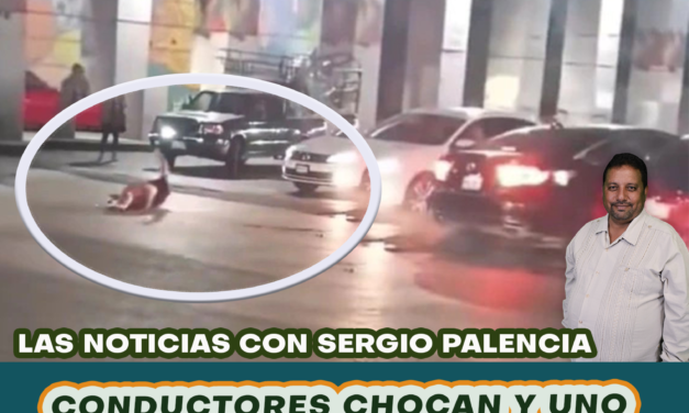 CONDUCTORES CHOCAN Y UNO DE ELLOS ES ATROPELLADO DOS VECES