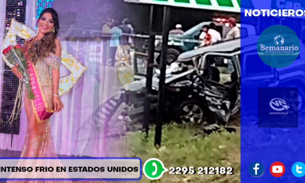 GRAVES FAMILIARES DE LA REINA DEL CARNAVAL DE TIERRA BLANCA POR ACCIDENTE CARRETERO