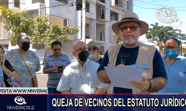 VECINOS DEL ESTATUTO JURIDICO SE QUEJAN POR CONSTRUCCION DE EDIFICIO (video)