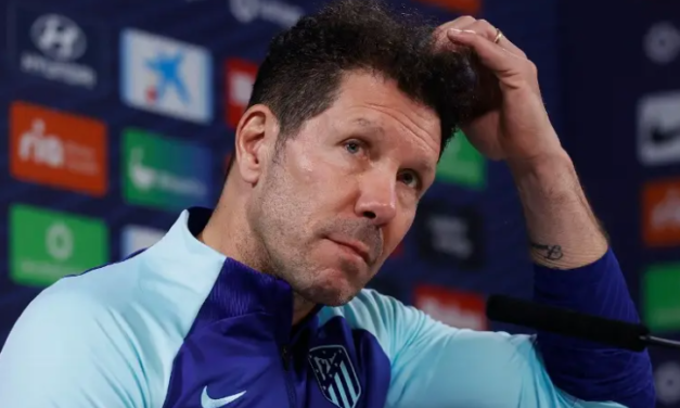 ‘Cholo’ Simeone se declara culpable de la crisis en el Atlético de Madrid