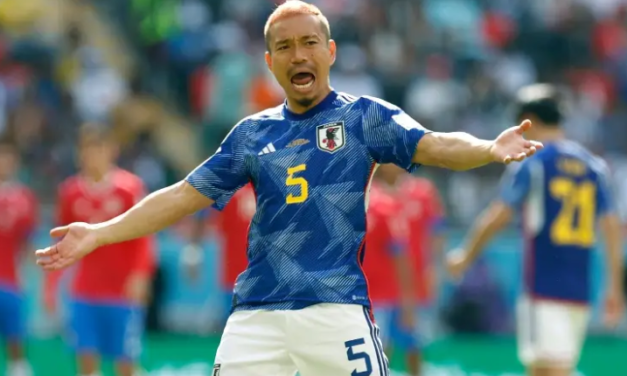 Nagatomo rompe otro récord con Japón en Qatar 2022