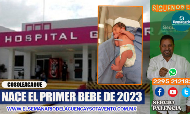 NACE EL PRIMER BEBE DEL 2023 EN VERACRUZ