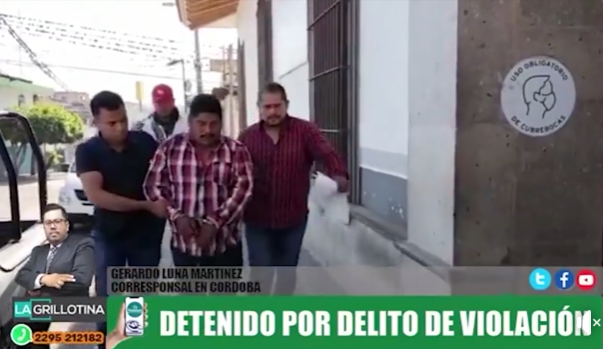 DETIENEN SUJETO ACUSADO DE VIOLACION AGRAVADA (VIDEO)